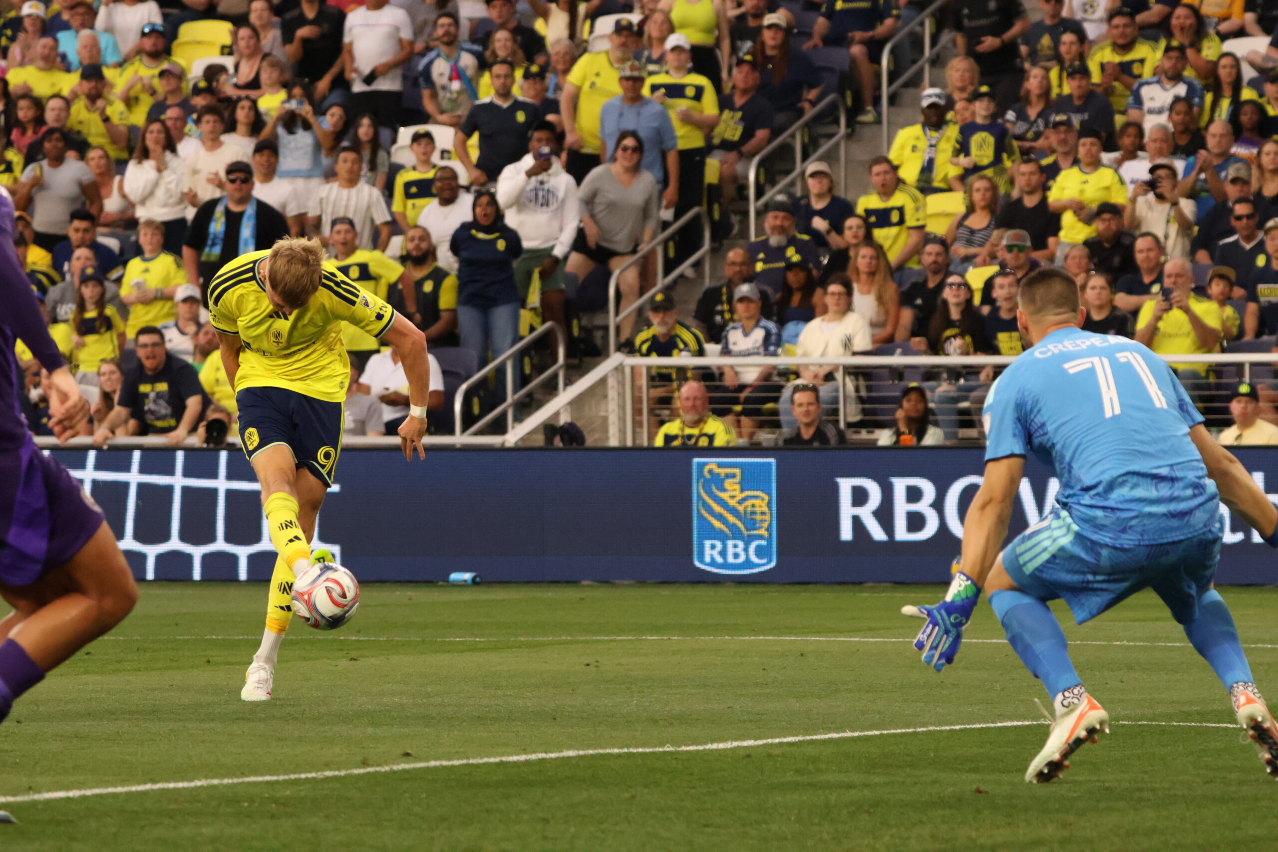 Nashville SC final whistle celebration