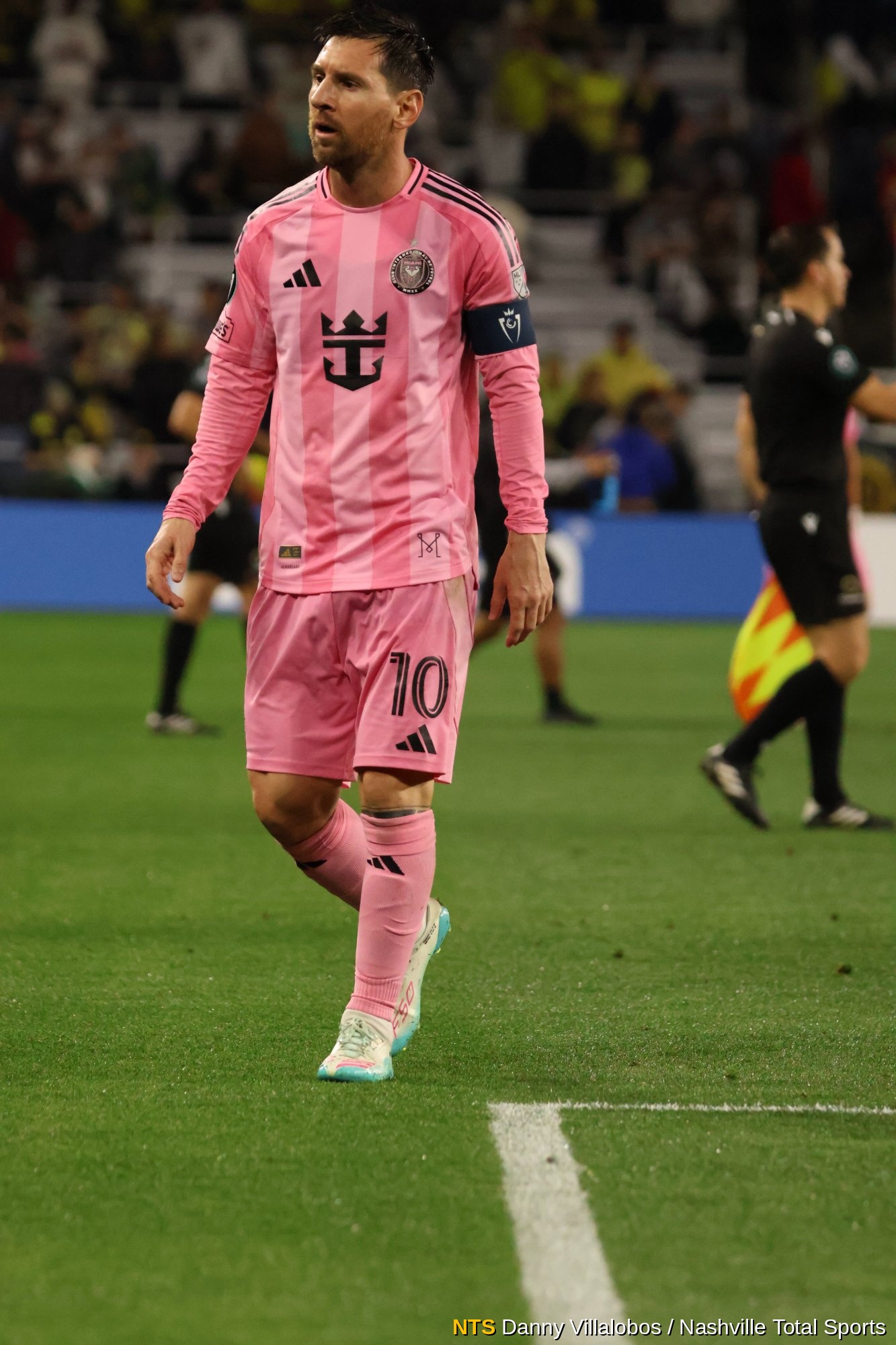 Lionel Messi al final del partido en Geodis Park