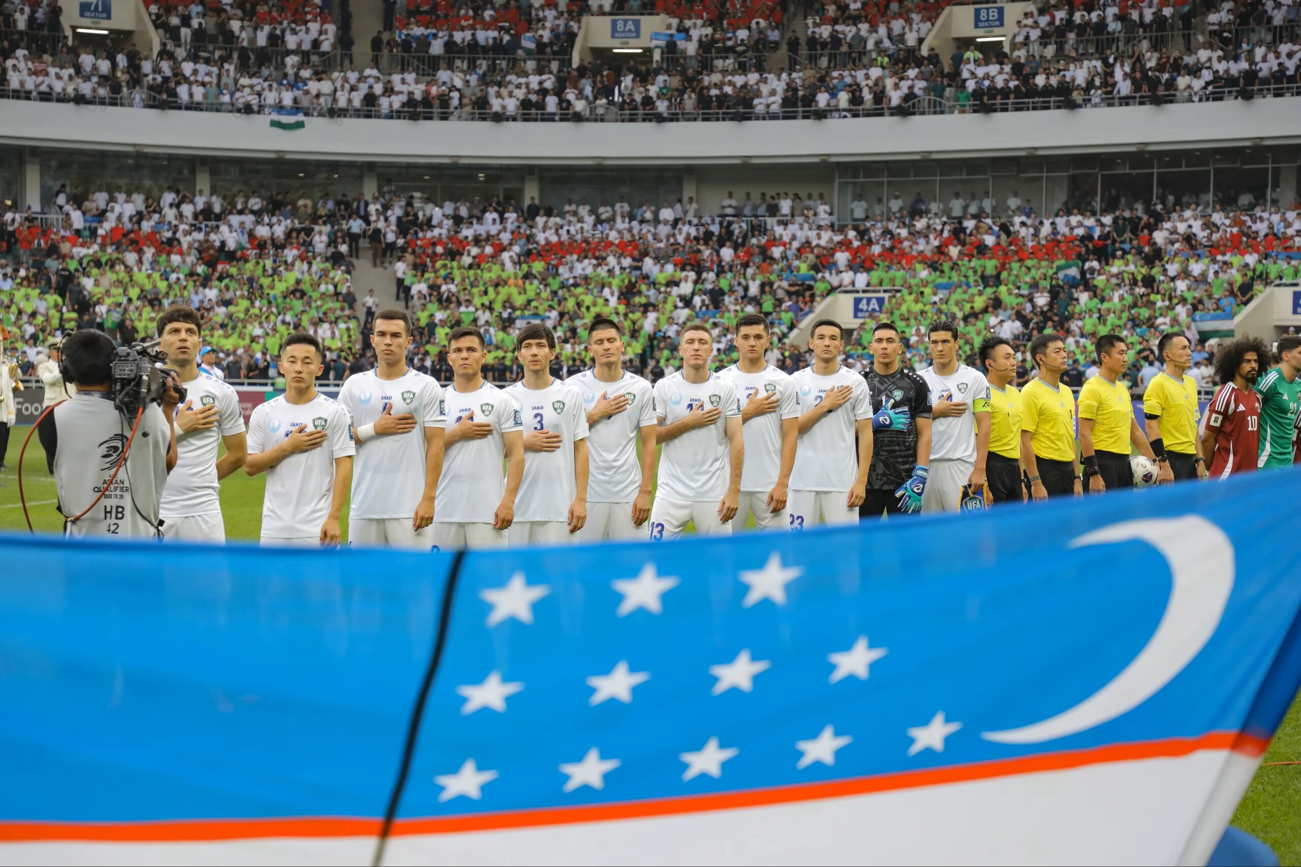 Uzbekistán himno nacional clasificatoria Mundial 2026