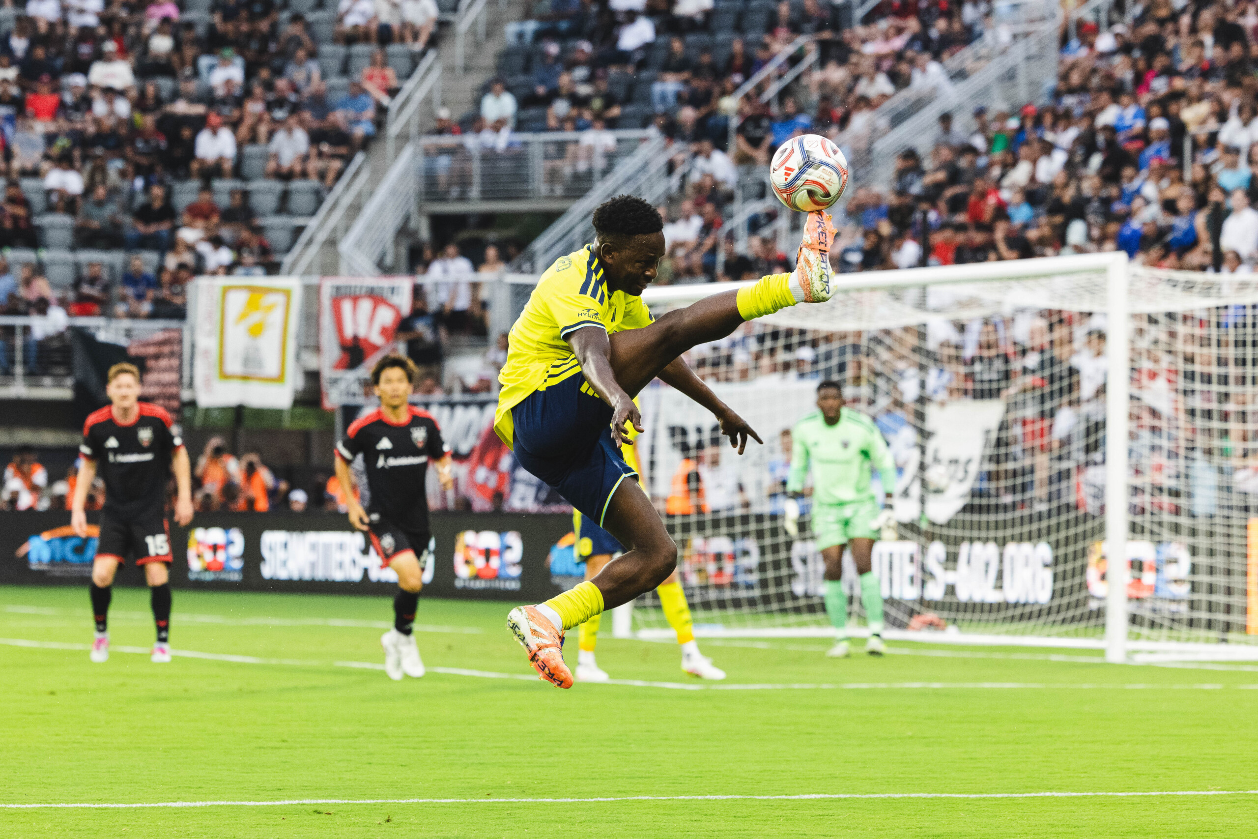 Acción del partido Nashville SC vs D.C. United