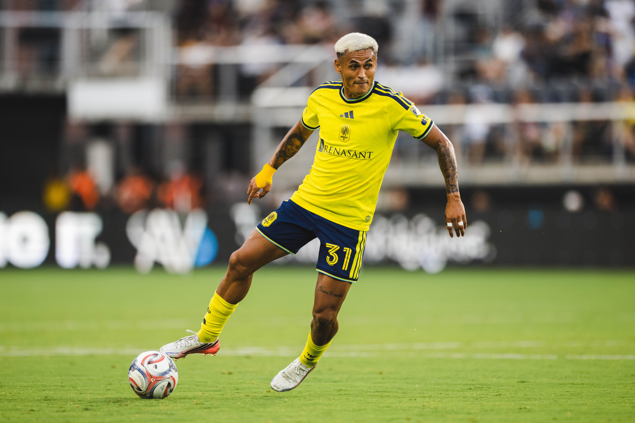 Acción del partido Nashville SC vs D.C. United