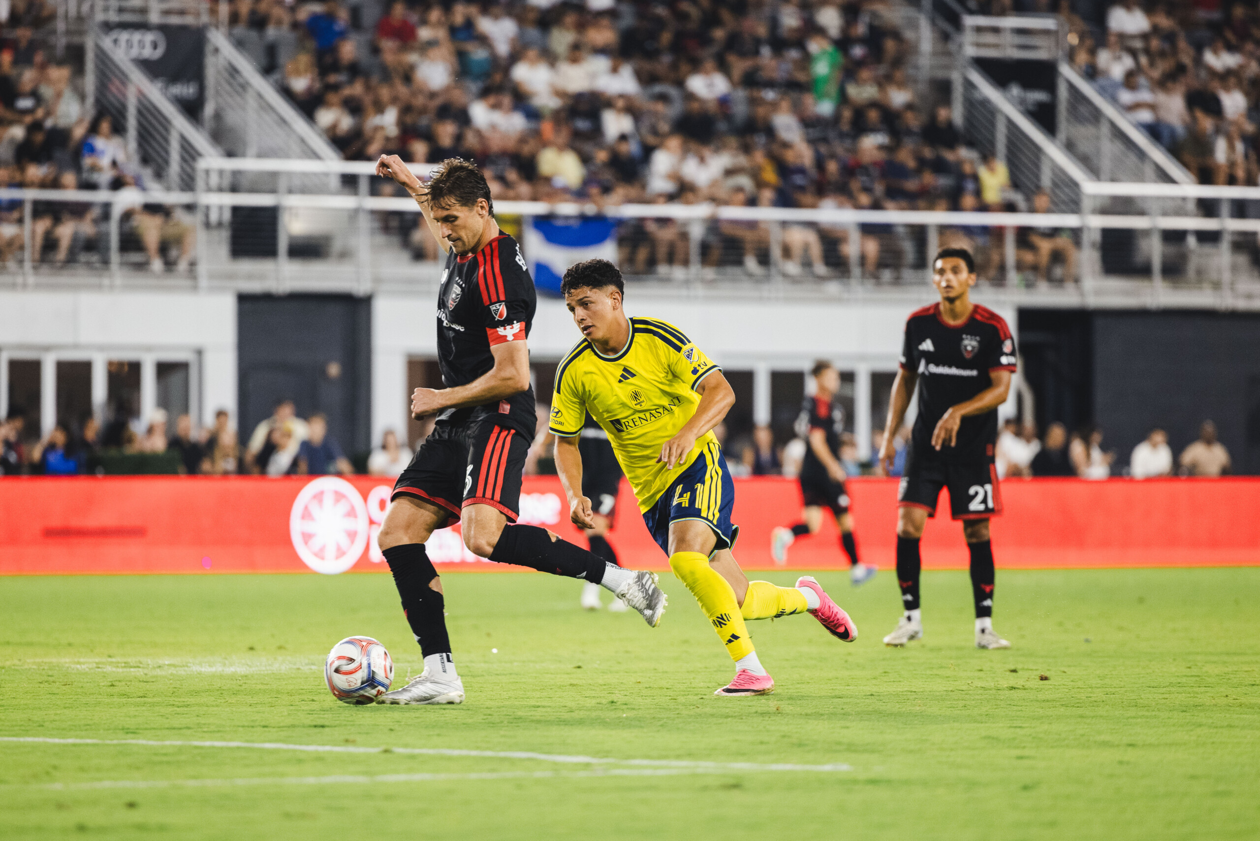 Acción del partido Nashville SC vs D.C. United