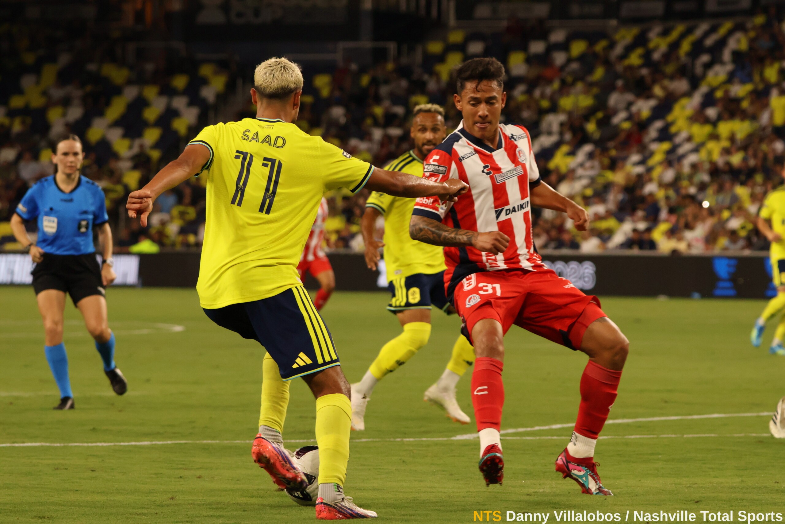 Elias Saad Nashville SC vs Atlético de San Luis
