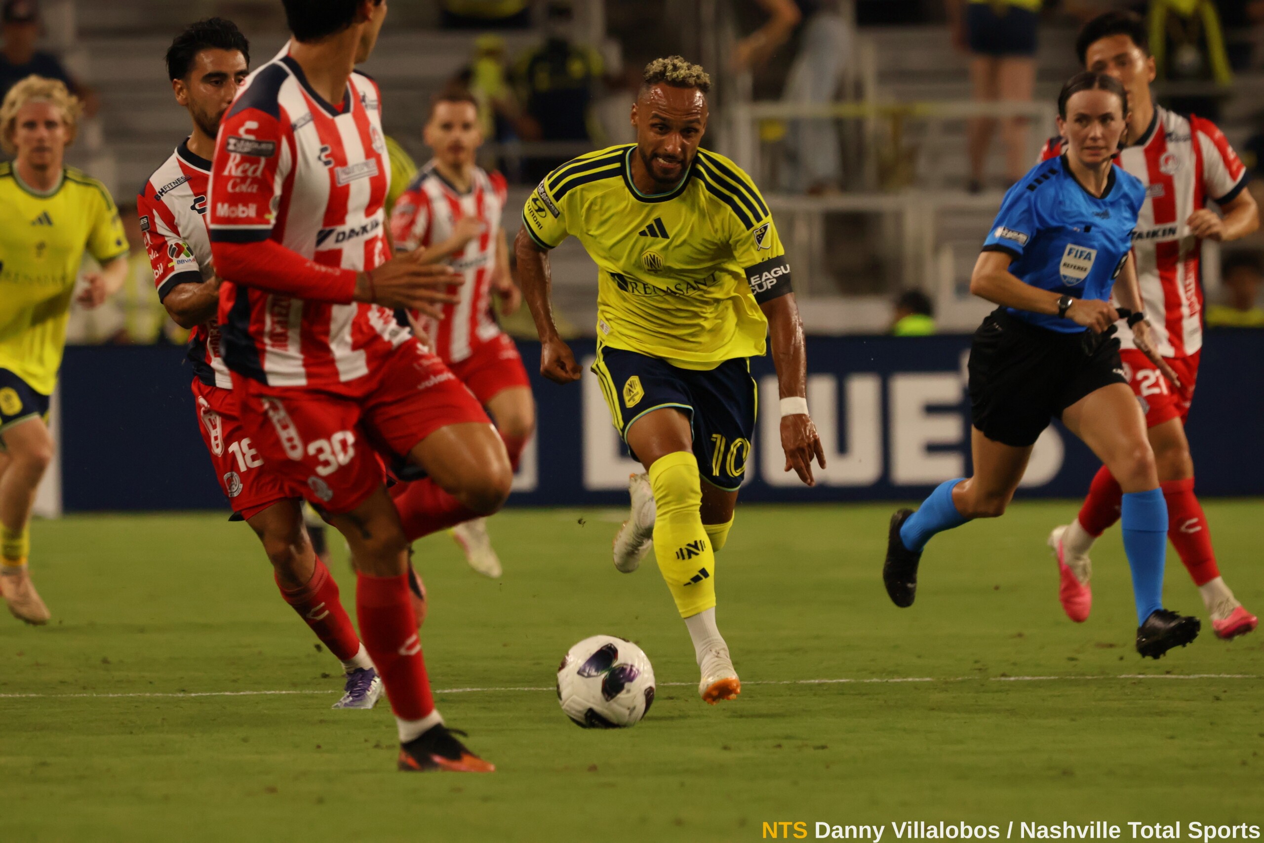 Nashville SC contragolpe vs Atlético de San Luis