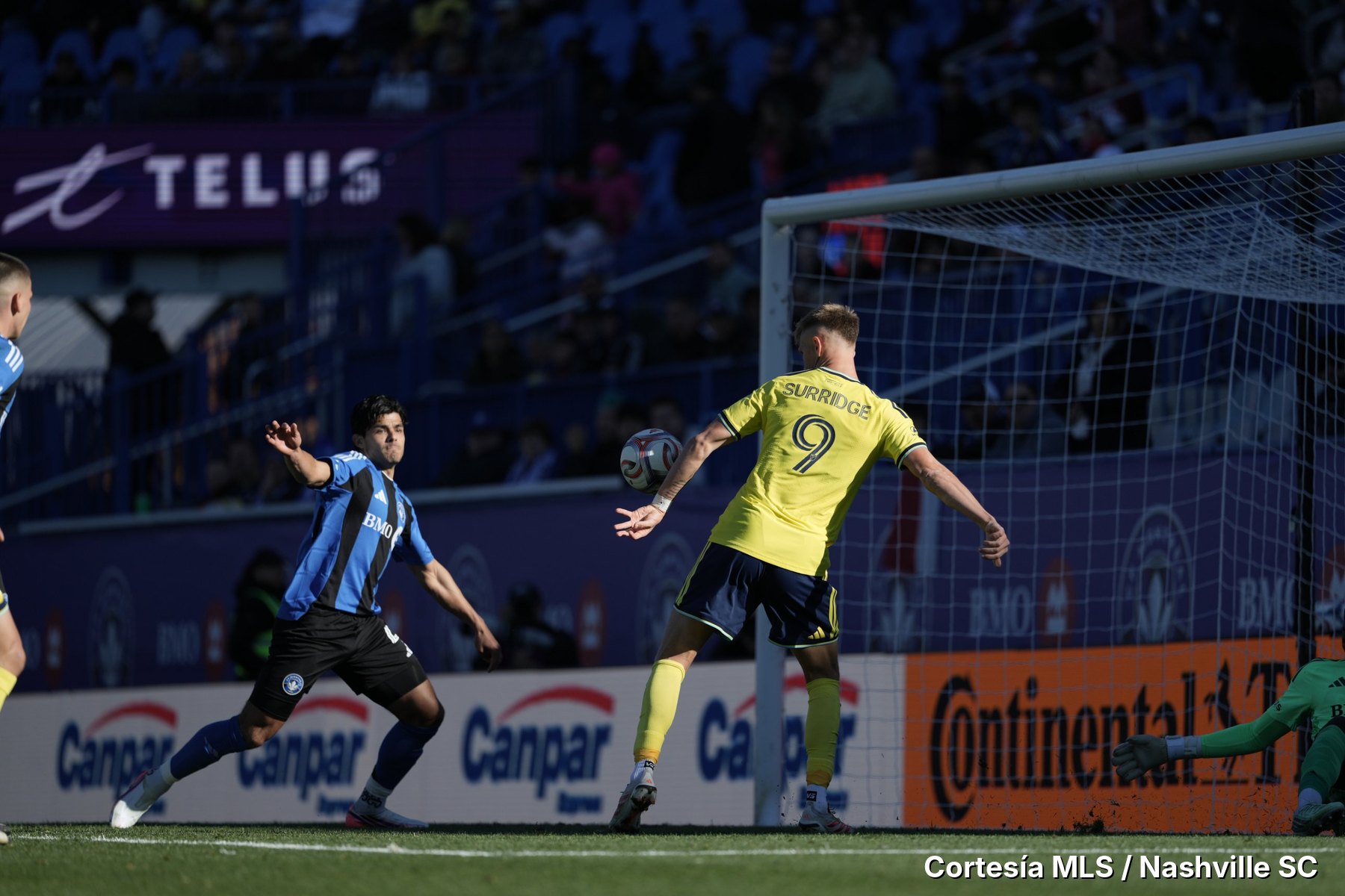 Sam Surridge marca el primer gol de Nashville SC ante CF Montréal