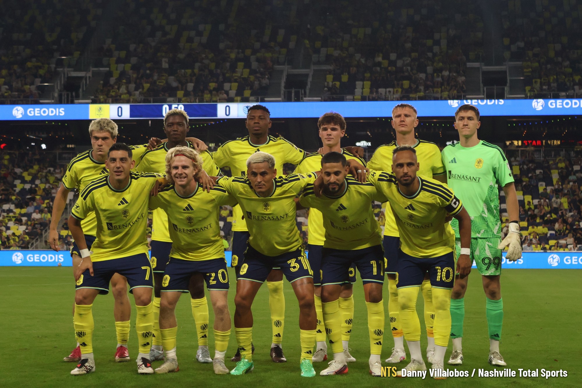 Once inicial de Nashville SC ante Sporting KC